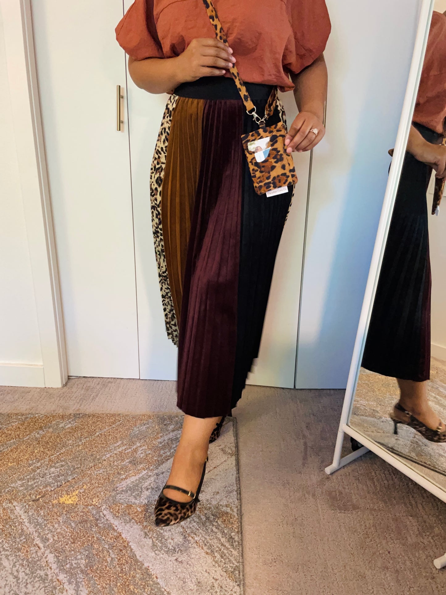 Leopard Print Tiny Tote
