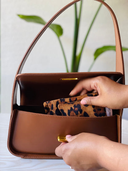 Leopard Print Tiny Tote