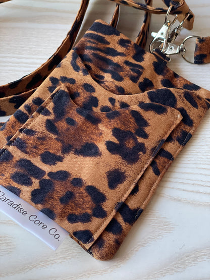 Leopard Print Tiny Tote